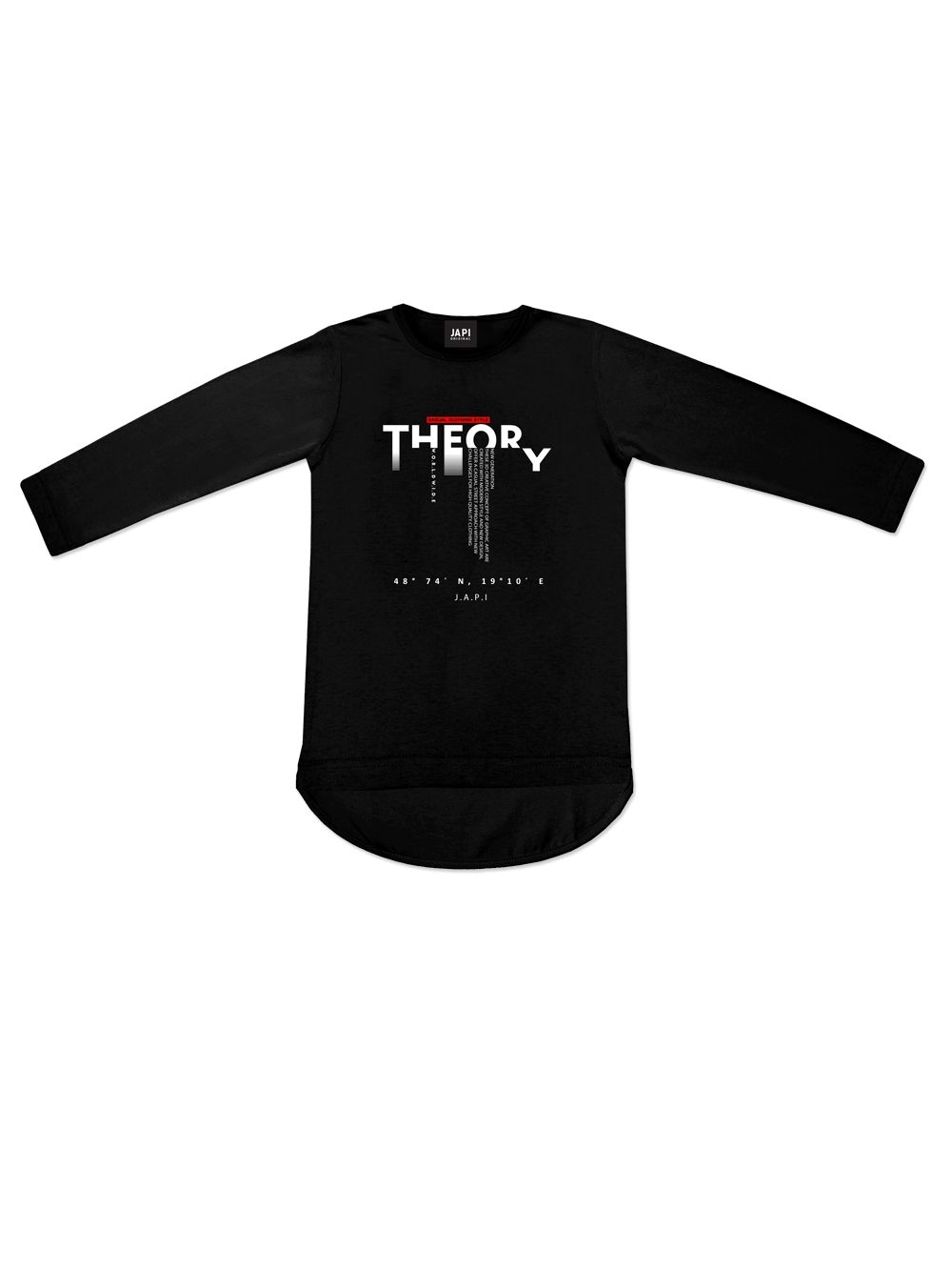 Dječačka majica s dugim rukavima Theory