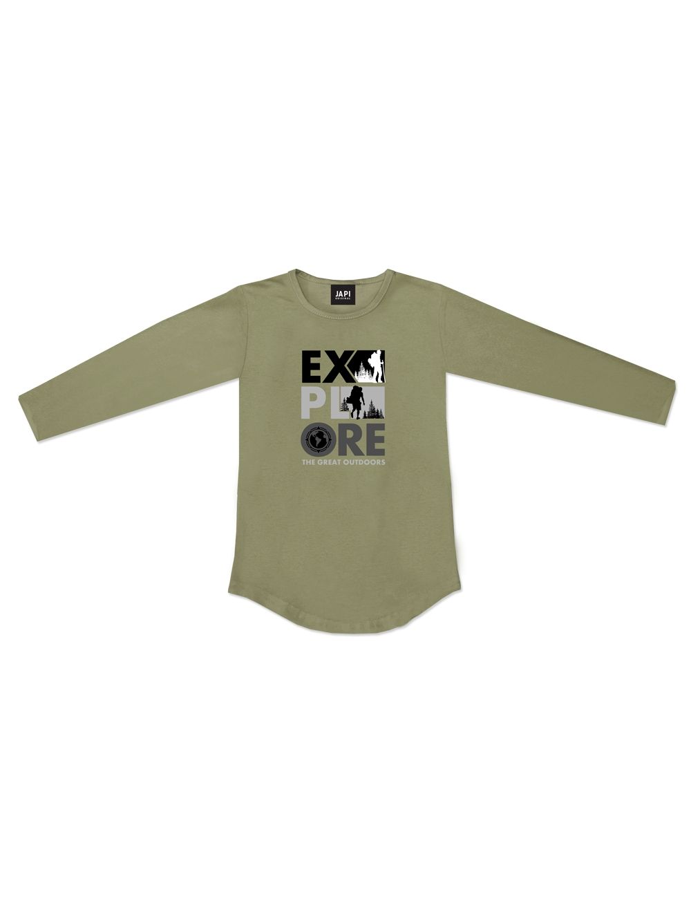 Dječja majica dugih rukava EXPLORER