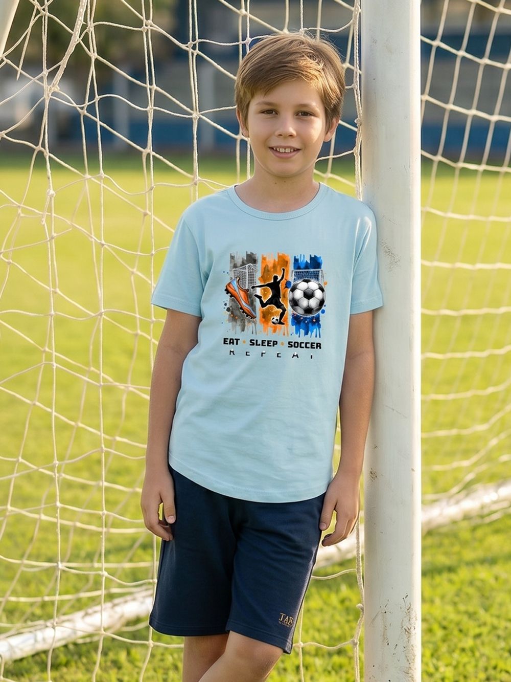 Dječja majica s kratkim rukavima FOOTBALL TIME