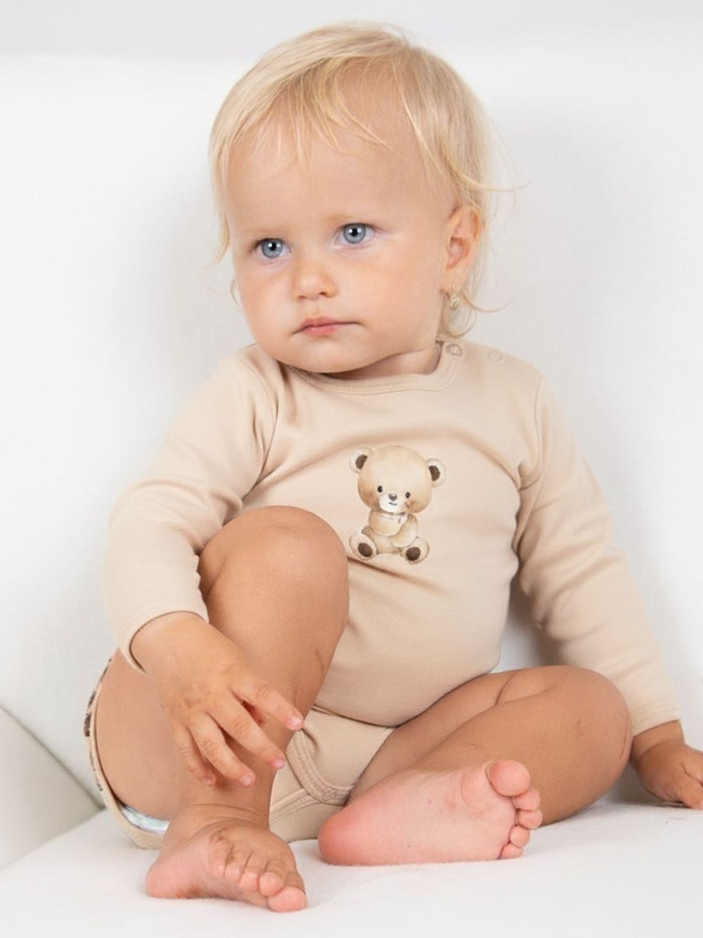 Dječji bodiji dugih rukava  LITTLE TEDDY