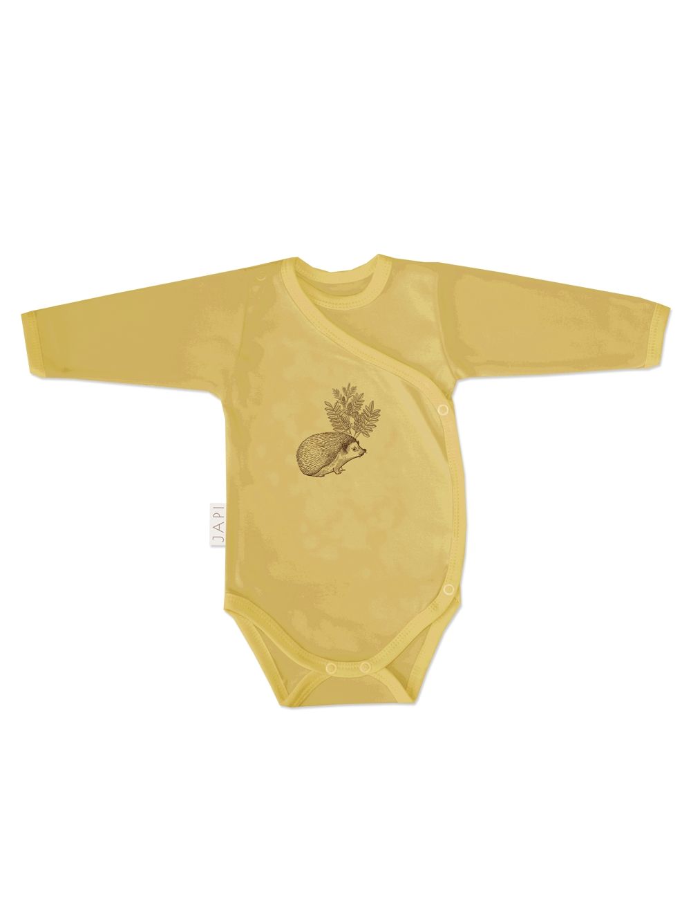 Dječji bodiji dugih rukava na omatanje 1F WOOD