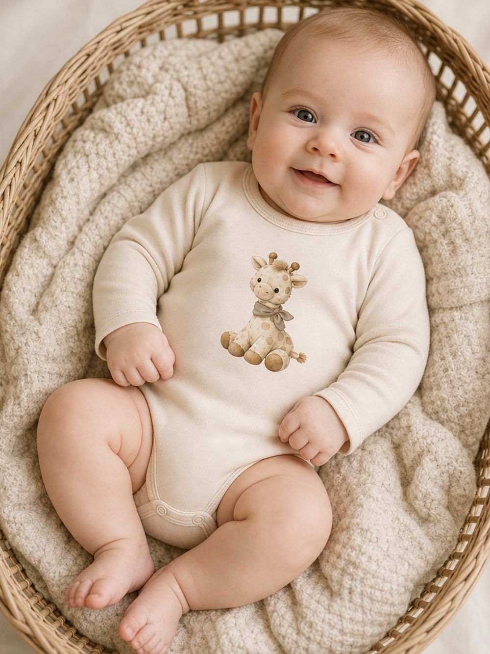 Dječji bodiji GIRAFFE dugih rukava