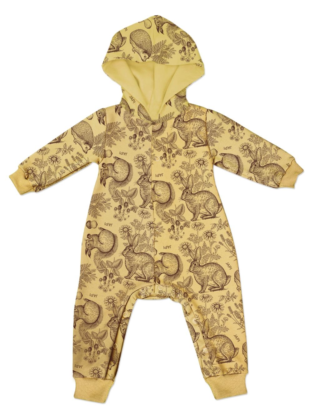 Dječji kombinezon s podstavom za kapuljaču WOOD