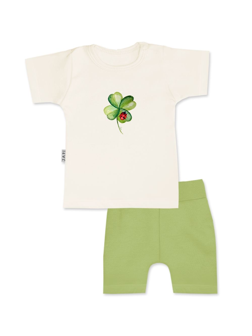 Dječji set majica + kratke hlače GOOD LUCK