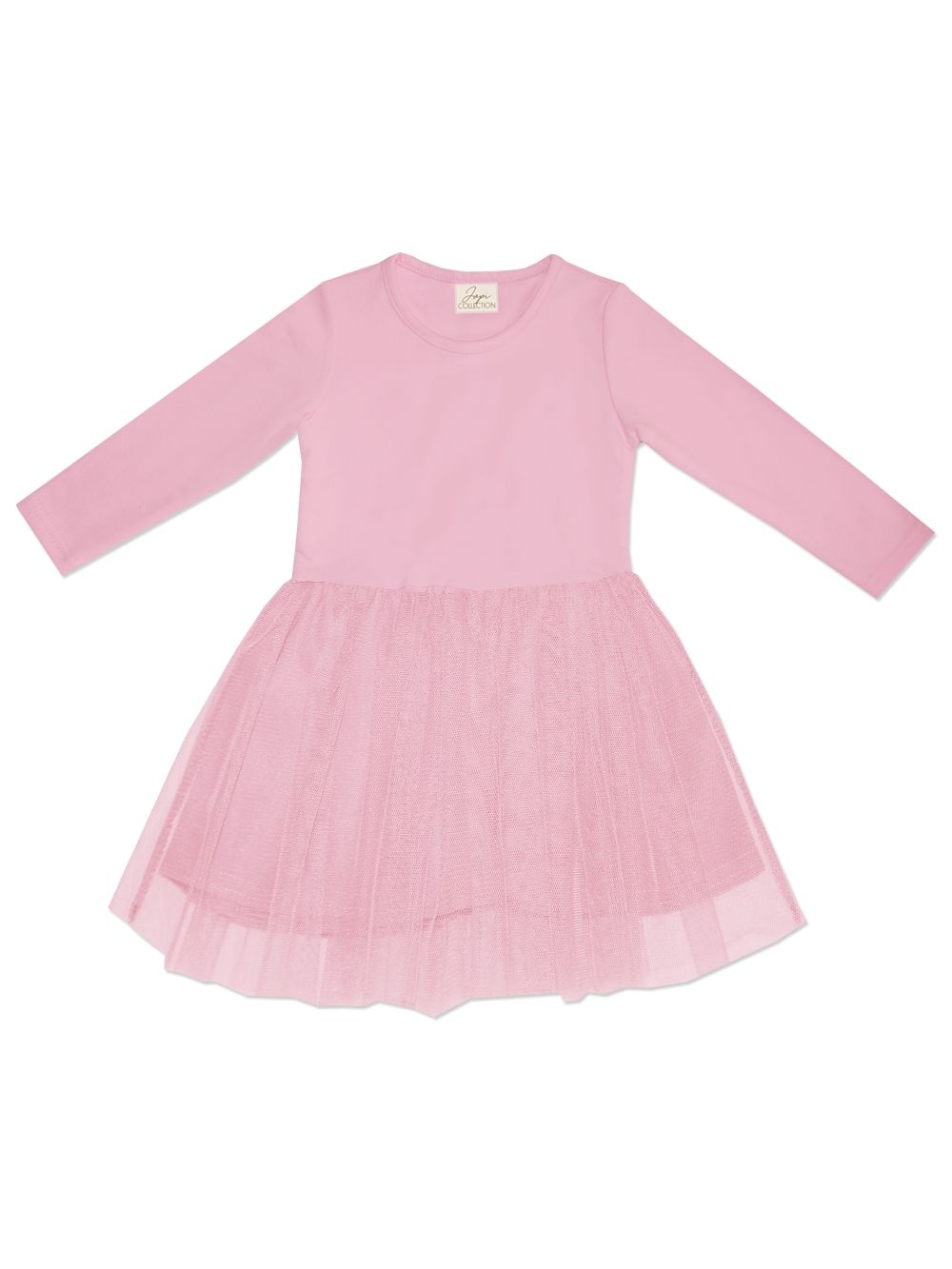 Djevojačka 1F GIRLS COLORS haljina od tila s dugim rukavima