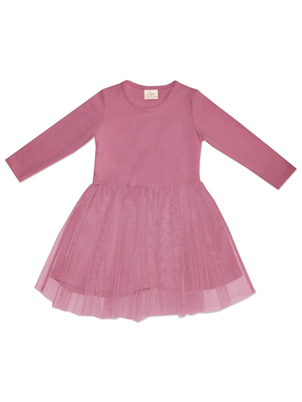 Djevojačka 1F GIRLS COLORS haljina od tila s dugim rukavima