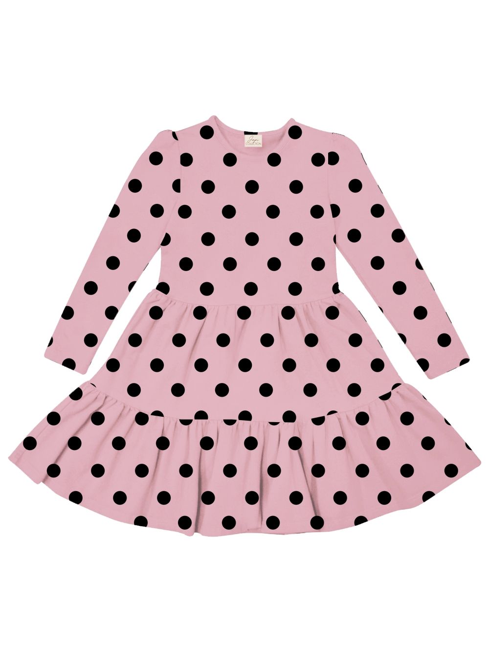 Djevojačka haljina dugih rukava ROMANTIC DOTS