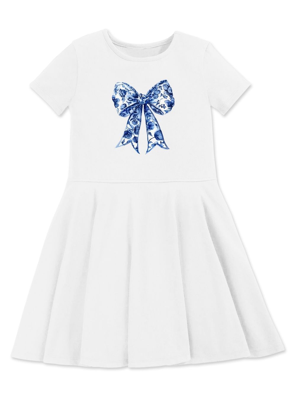 Djevojačka haljina s kratkim rukavima CHIC in BLUE