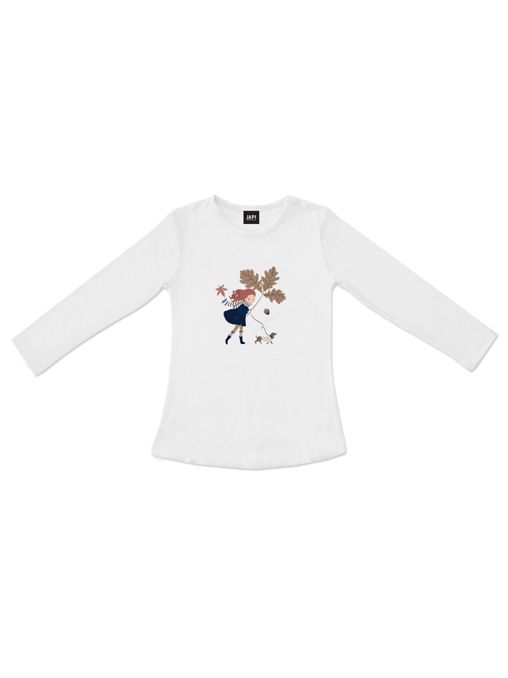 Djevojačka majica s dugim rukavima AUTUMN