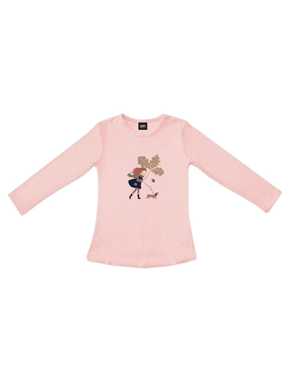 Djevojačka majica s dugim rukavima AUTUMN
