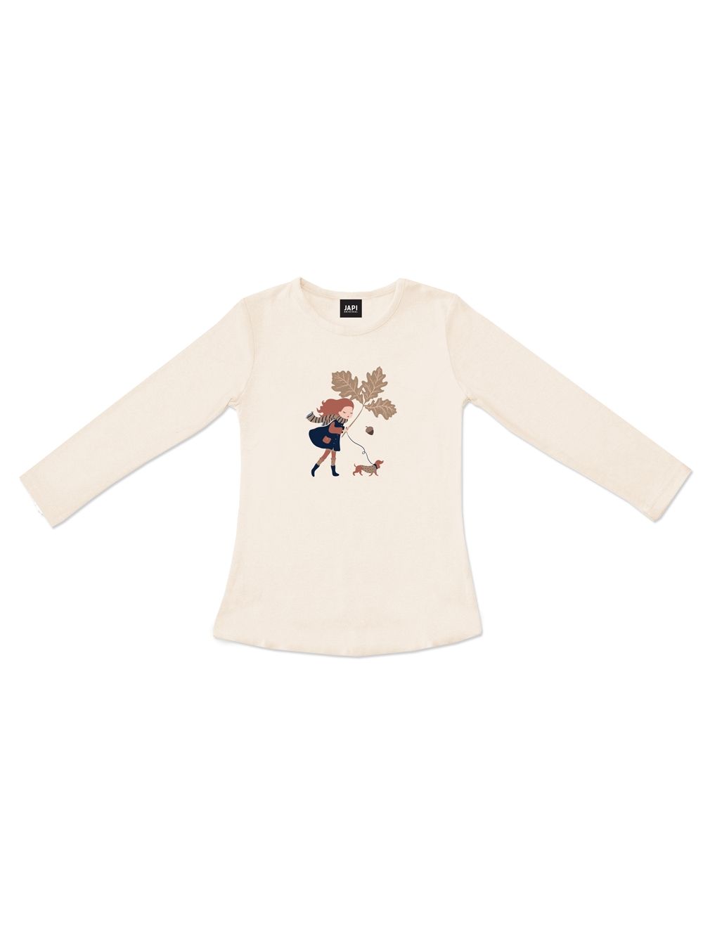 Djevojačka majica s dugim rukavima AUTUMN