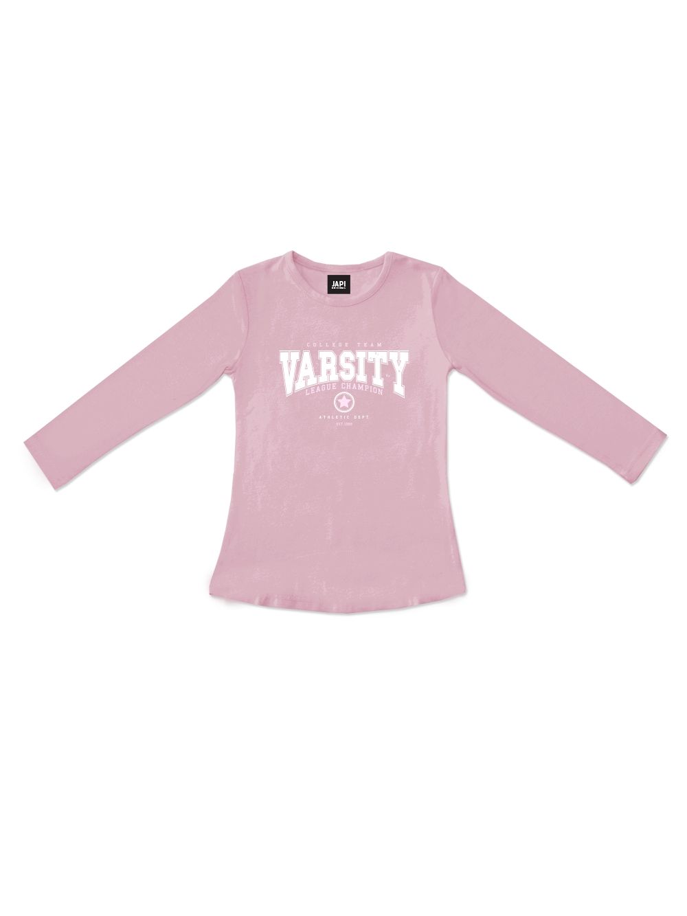 Djevojačka majica s dugim rukavima VARSITY