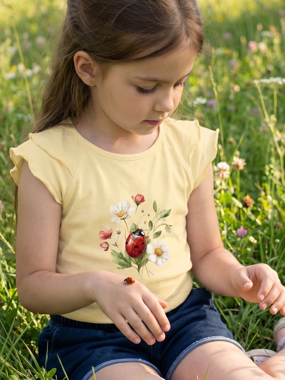 Djevojačka majica s kratkim rukavima LADY BIRDS
