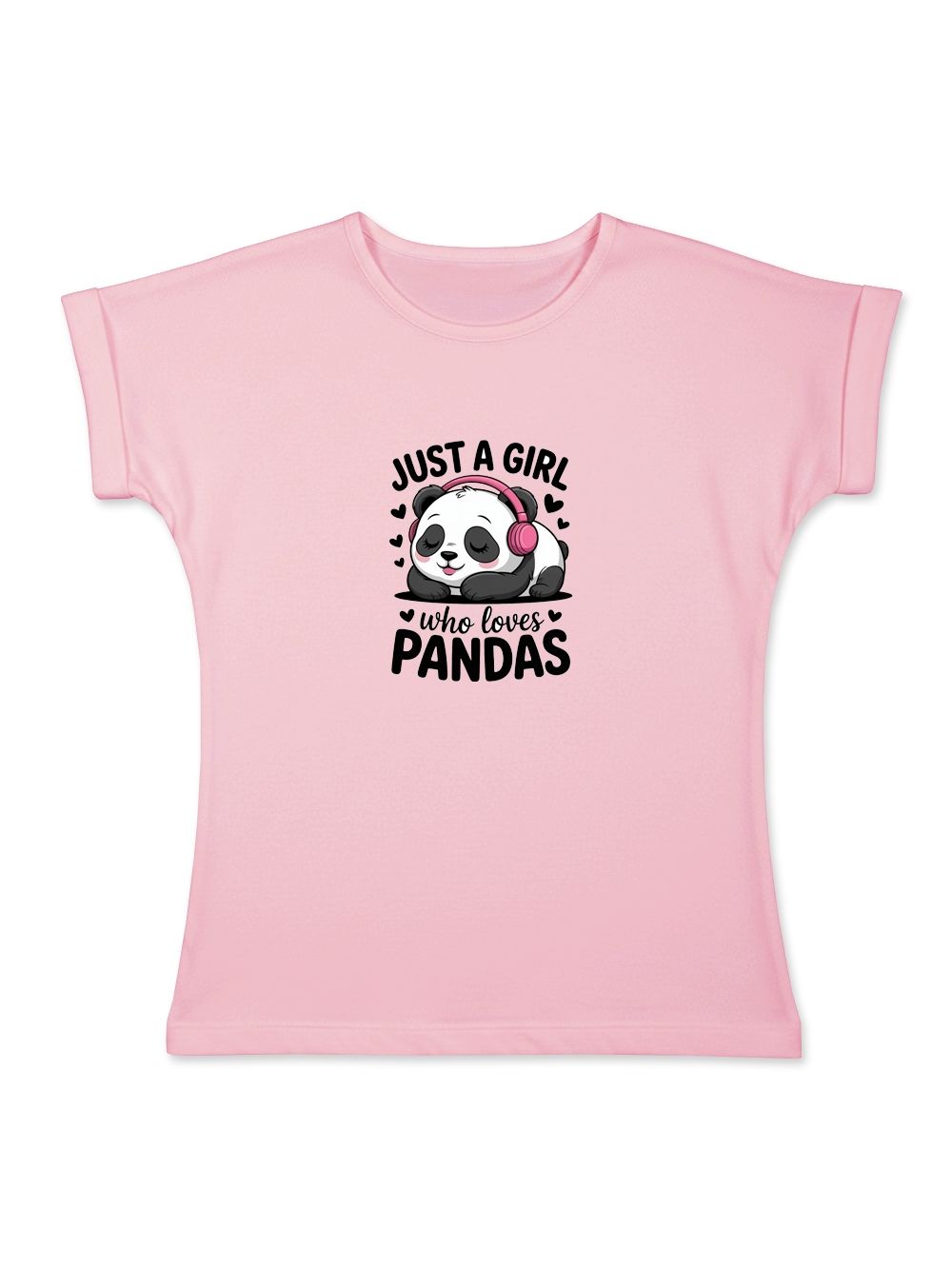 Djevojačka majica s kratkim rukavima LOVE PANDA