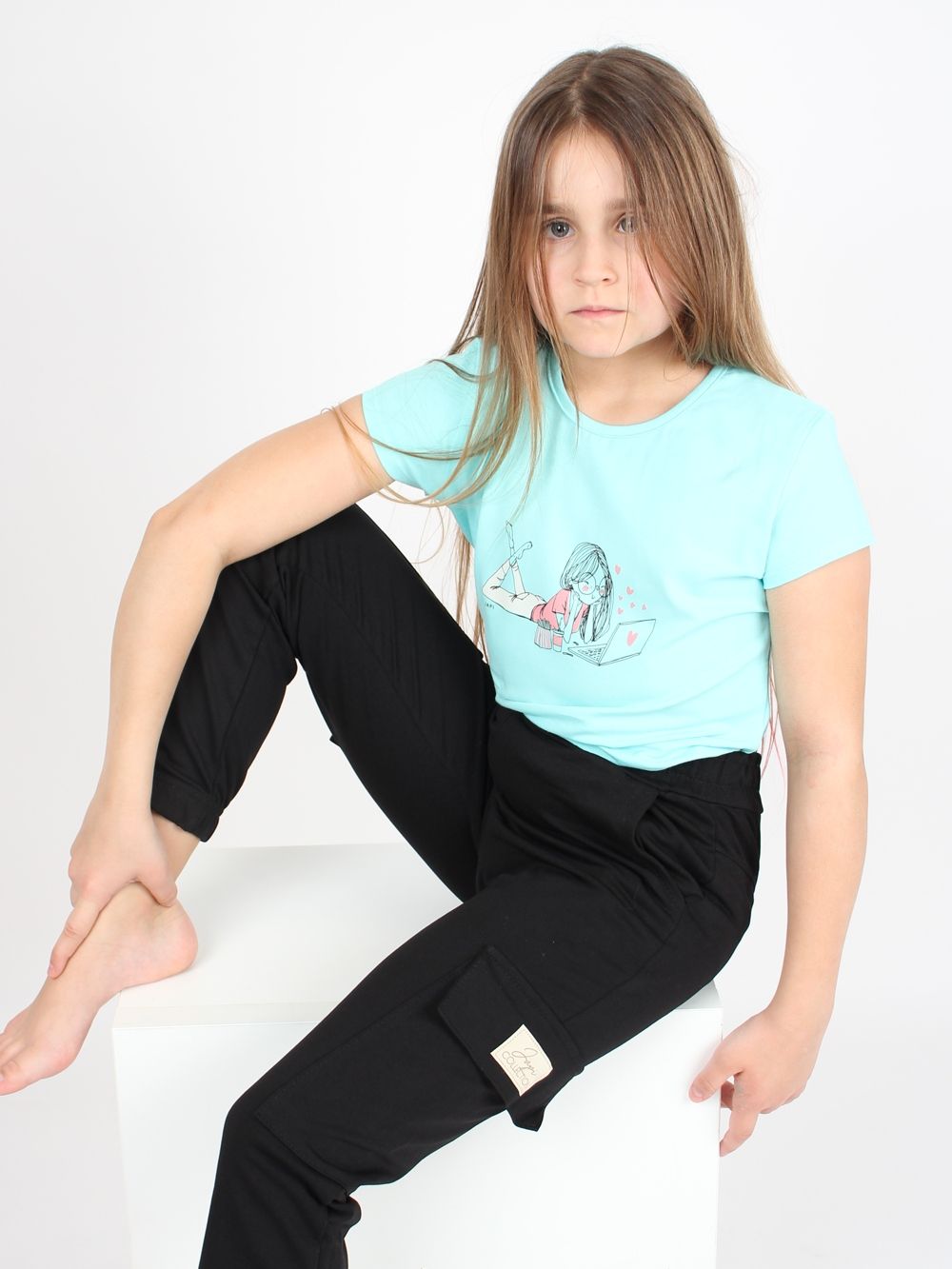 Djevojačka majica s kratkim rukavima RELAX