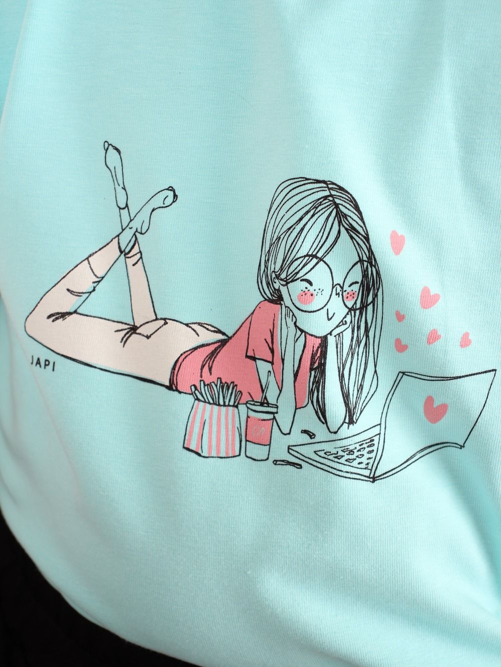 Djevojačka majica s kratkim rukavima RELAX