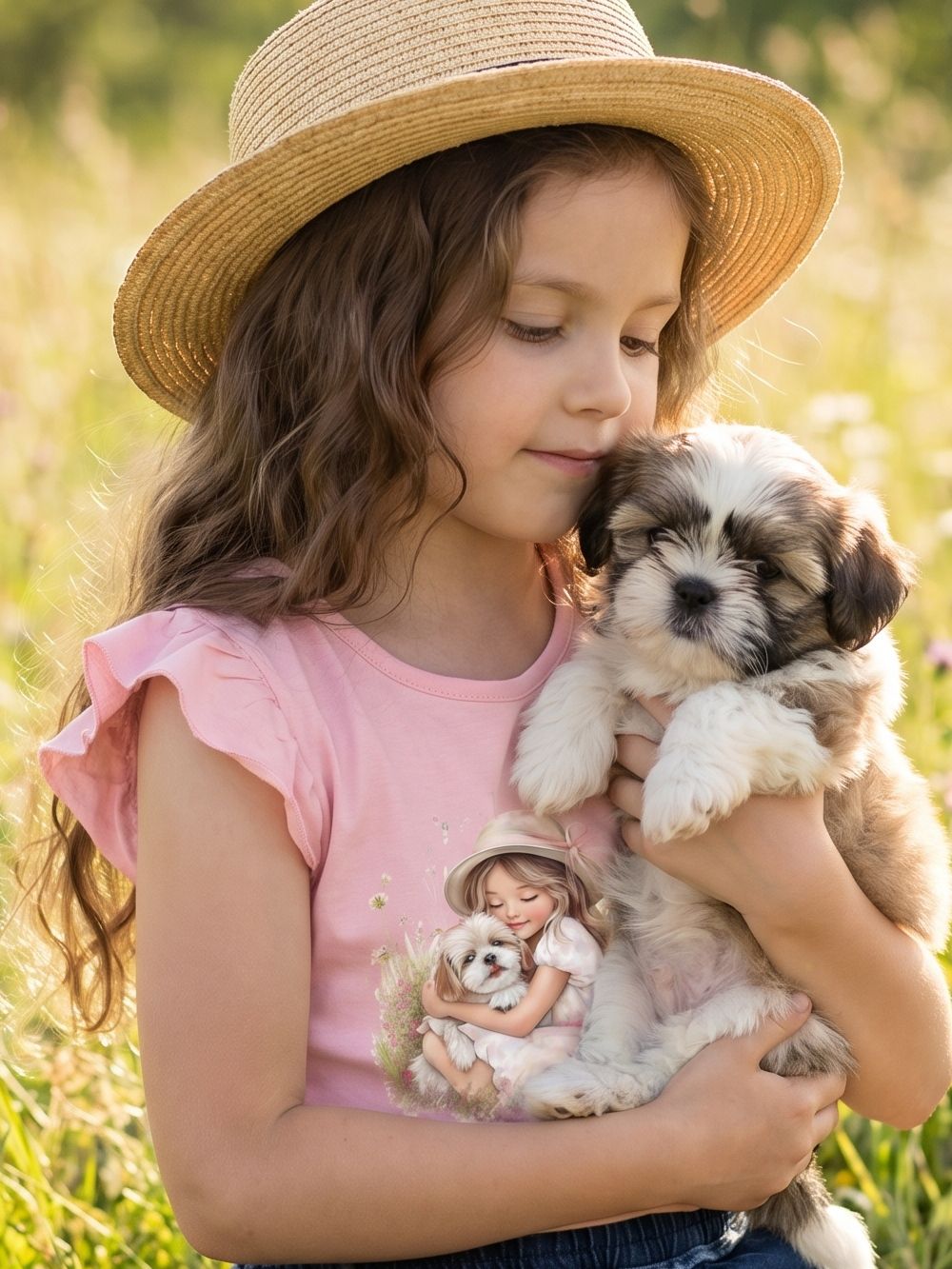 Djevojačka majica s kratkim rukavima SUMMER MOMENTS