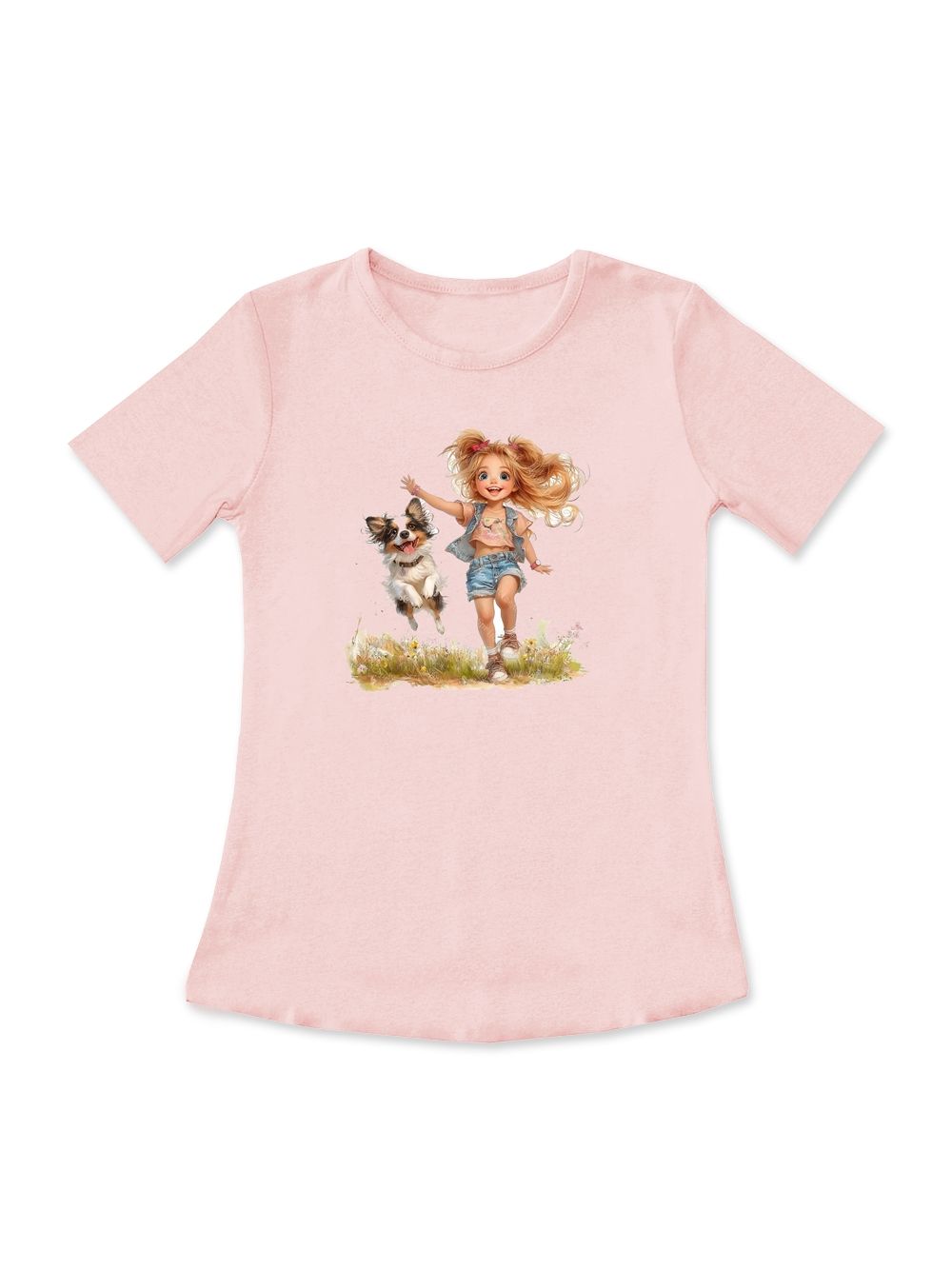 Djevojačka majica s kratkim rukavima SUMMER TIME