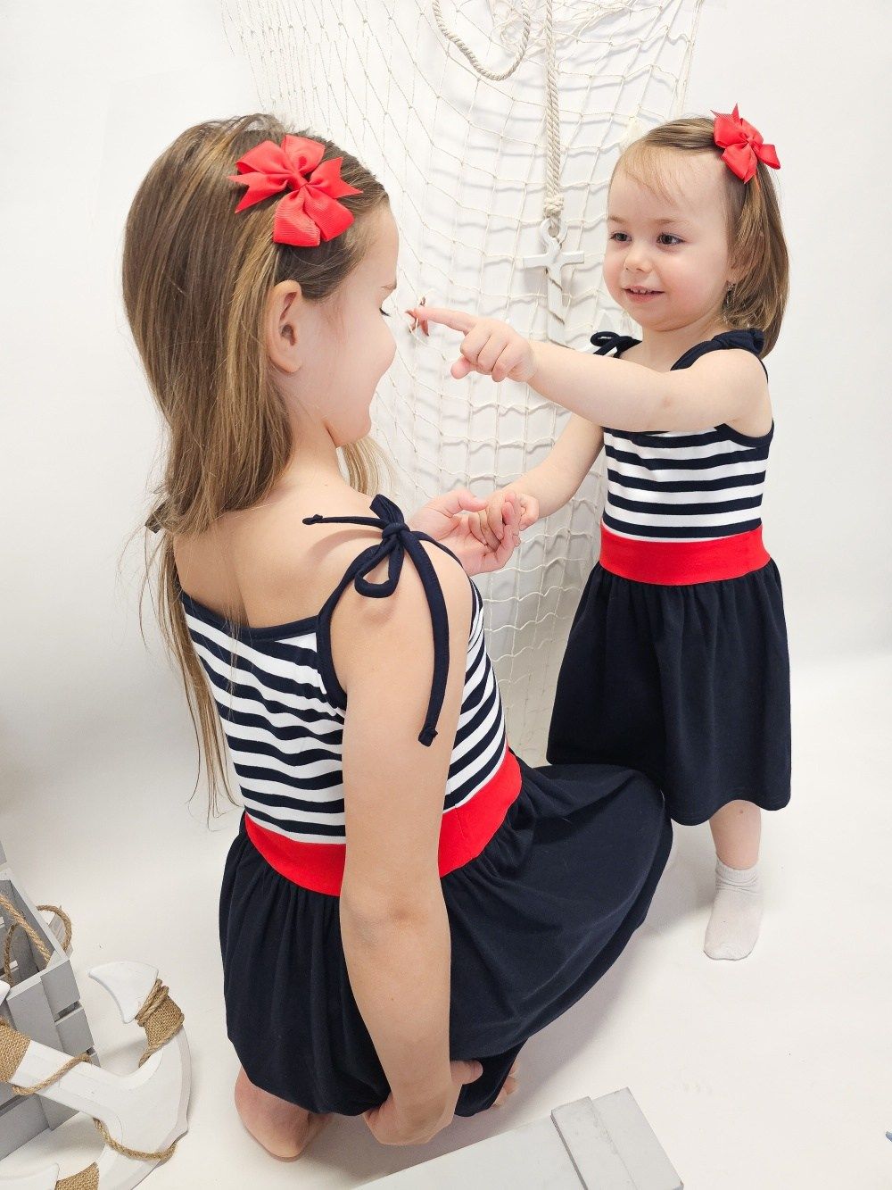 Dievčenské tielkové šaty MARITIME