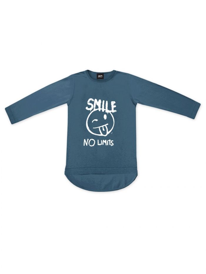 Detské tričko s dlhým rukávom SMILE