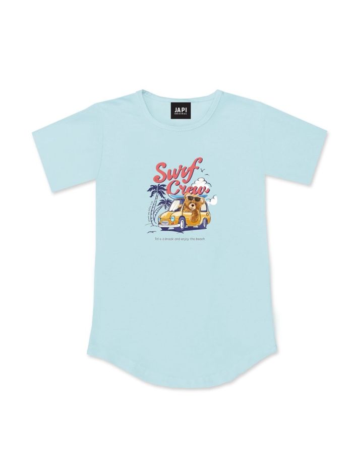 Dječja majica s kratkim rukavima SURF TIME