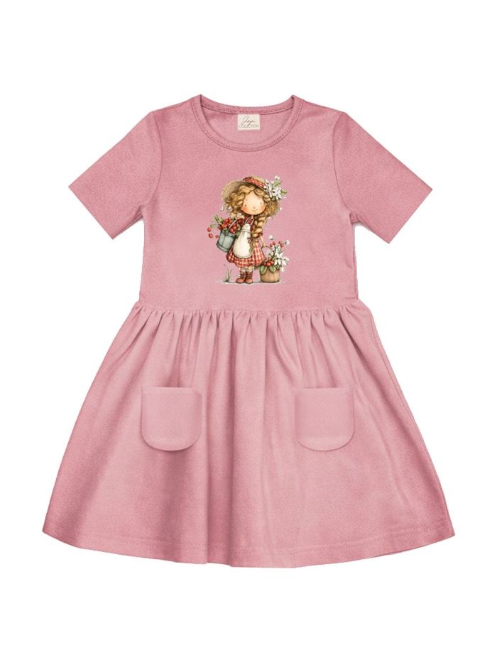 Djevojačka haljina s kratkim rukavima CHERRY GIRL