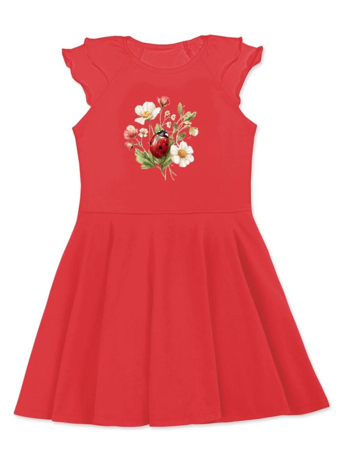 Djevojačka haljina s kratkim rukavima  LADY BIRDS