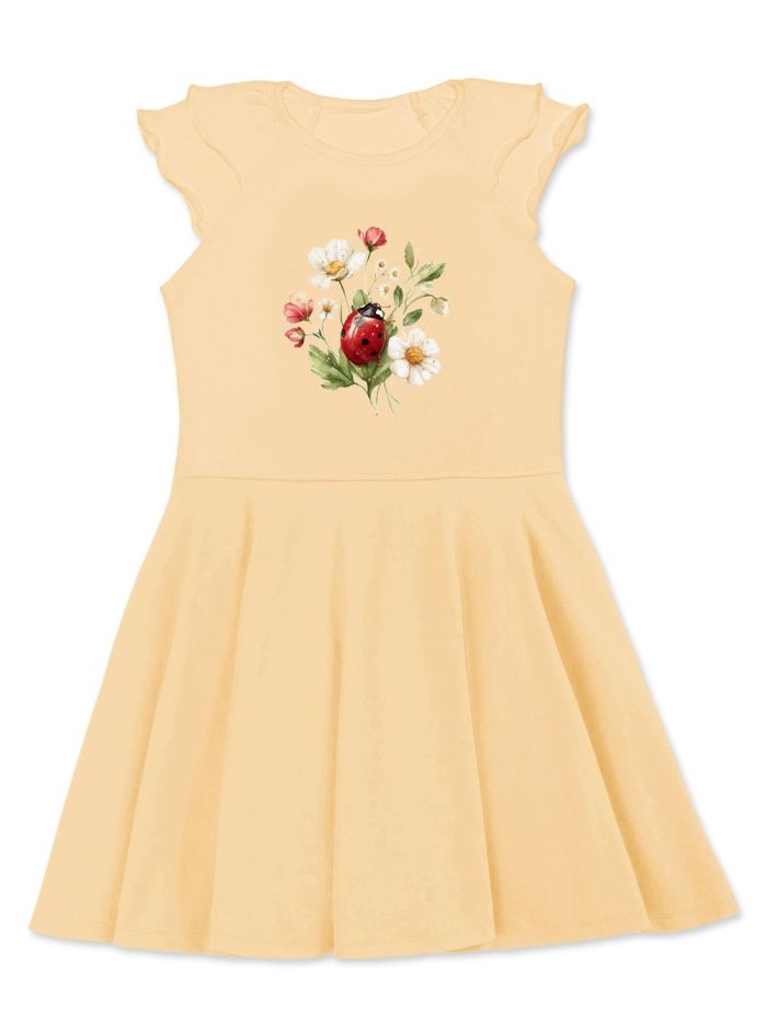 Djevojačka haljina s kratkim rukavima  LADY BIRDS