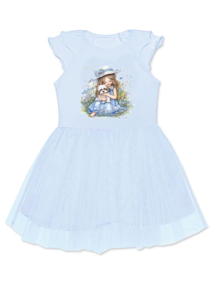 Djevojačka haljina s kratkim rukavima SUMMER MOMENTS