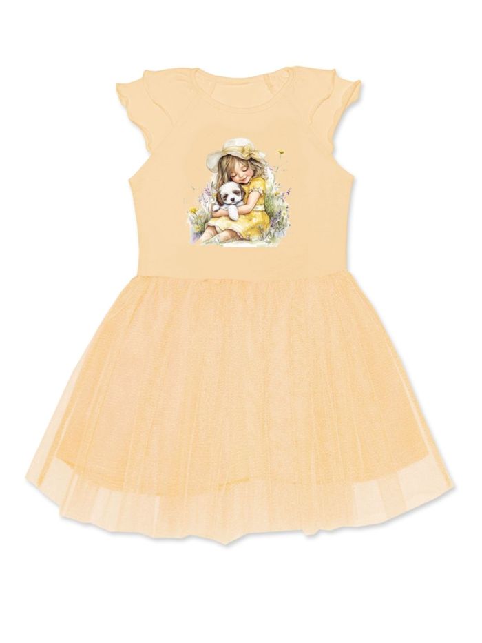 Djevojačka haljina s kratkim rukavima SUMMER MOMENTS