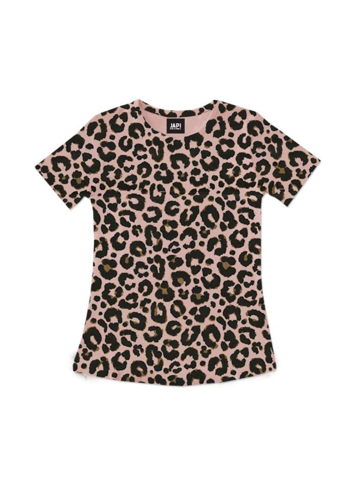 Leopardie tričko s krátkym rukávom LEOPARD