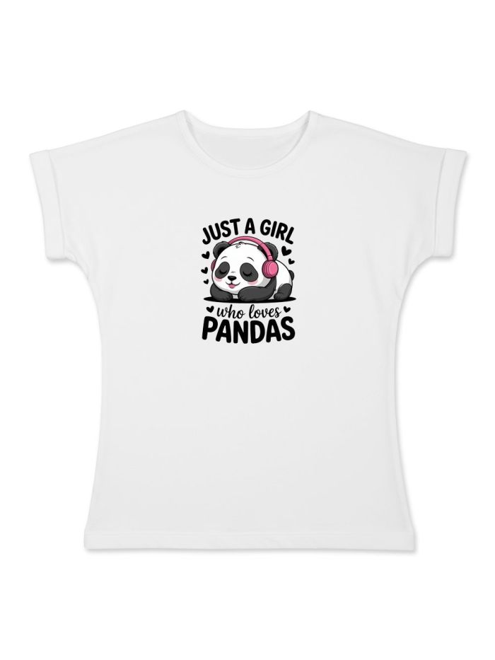 Djevojačka majica s kratkim rukavima LOVE PANDA