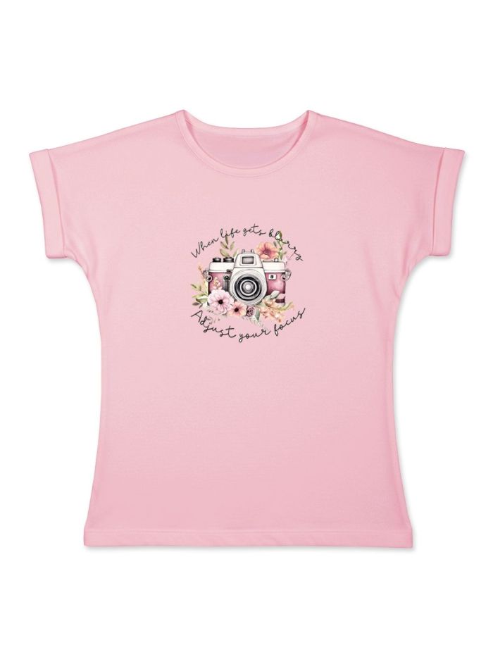 Djevojačka majica s kratkim rukavima MEMORIES