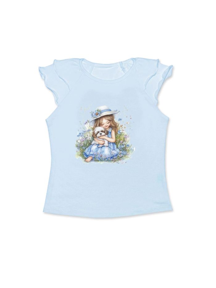 Djevojačka majica s kratkim rukavima SUMMER MOMENTS