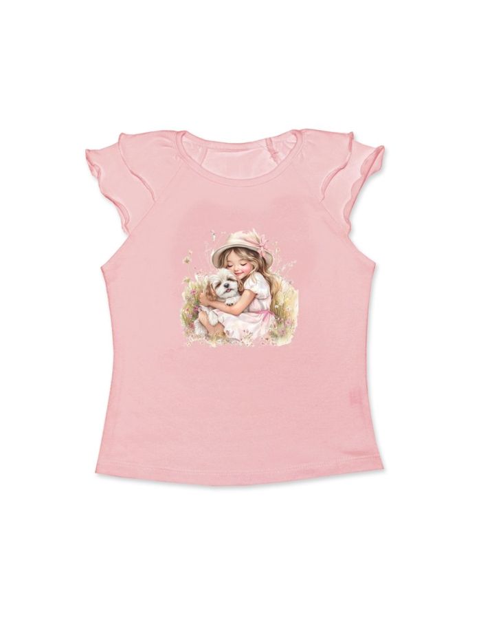 Djevojačka majica s kratkim rukavima SUMMER MOMENTS