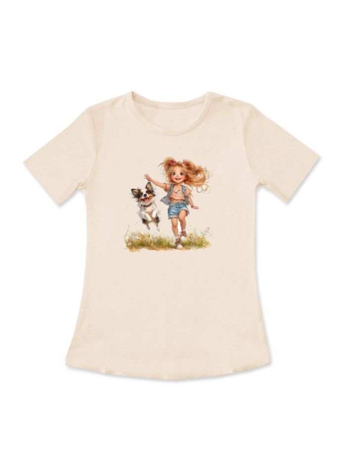 Djevojačka majica s kratkim rukavima SUMMER TIME