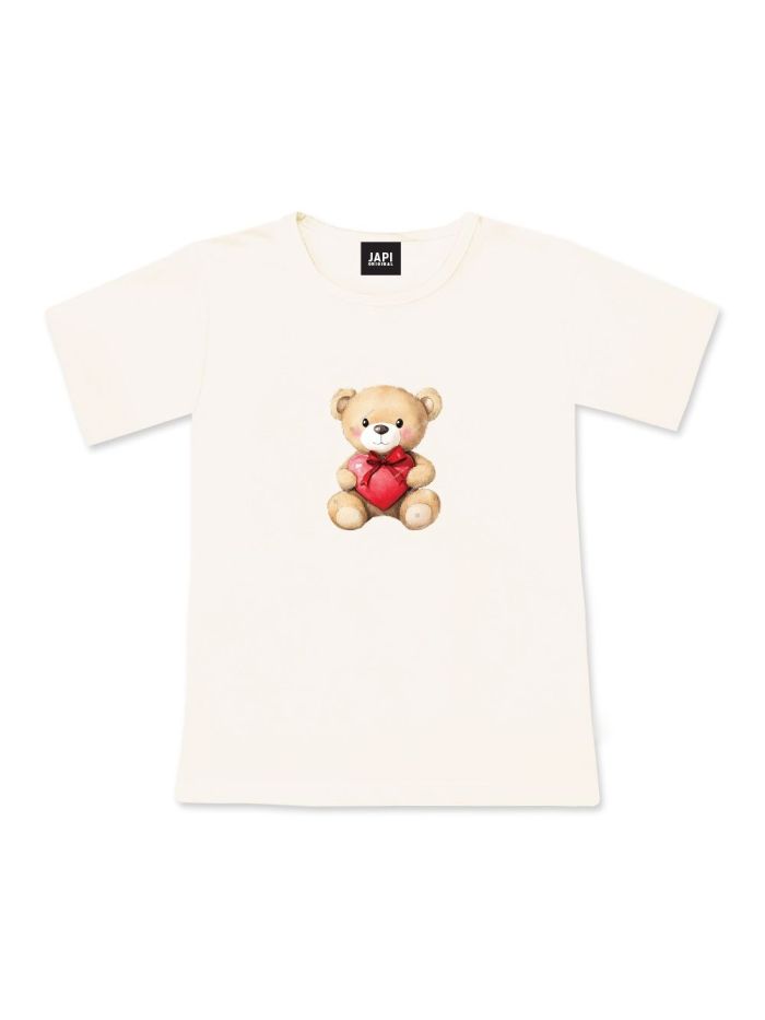 Djevojačka majica s kratkim rukavima TEDDY LOVE