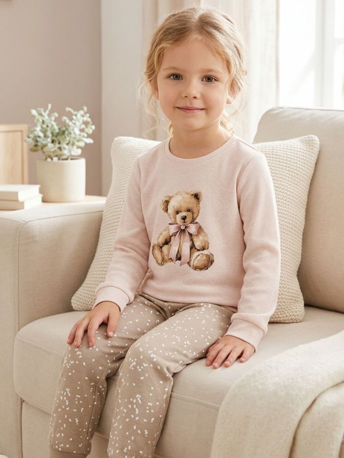 Pidžame za djevojčice CUTE TEDDY