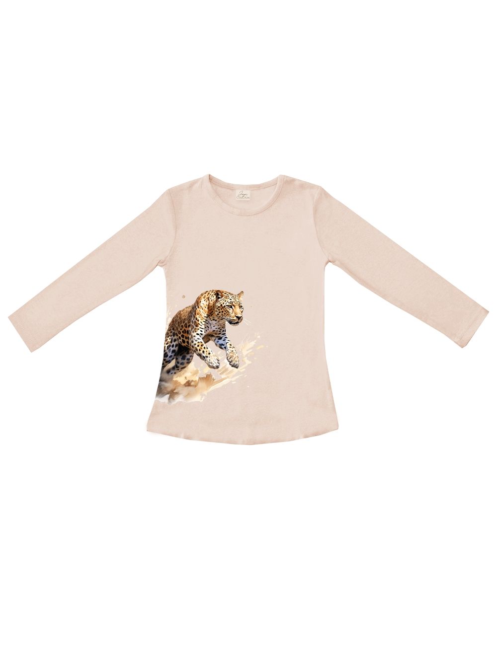 Majica dugih rukava za djevojčice WILD LEOPARD