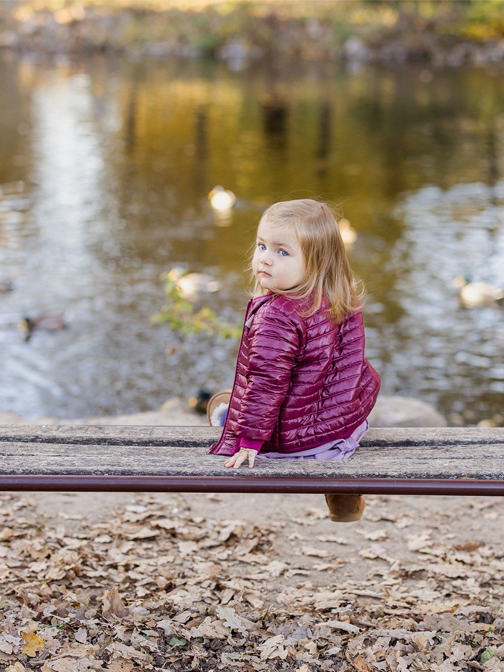 Prešívana bunda pre dievčatko