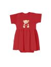 Body haljina za bebu TEDDY LOVE s kratkim rukavima