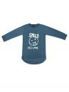Detské tričko s dlhým rukávom SMILE