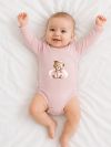 Dječji bodiji dugih rukava na omatanje TEDDY PRINCESS