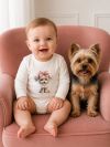 Dječji bodiji LITTLE PUPPY dugih rukava