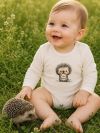 Dječji bodiji LOVELY HEDGEHOG dugih rukava
