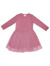 Djevojačka 1F GIRLS COLORS haljina od tila s dugim rukavima