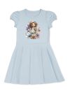 Djevojačka haljina s kratkim rukavima FLOWER GIRL
