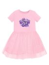 Djevojačka haljina s kratkim rukavima HAPPY
