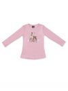 Dievčenské tričko s dlhým rukávom BAMBI