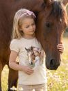 Djevojačka majica s kratkim rukavima HORSE and GIRL
